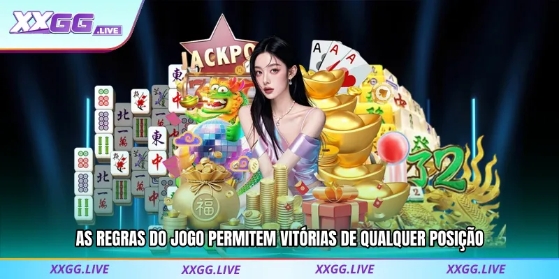 As regras do jogo permitem vitórias de qualquer posição
