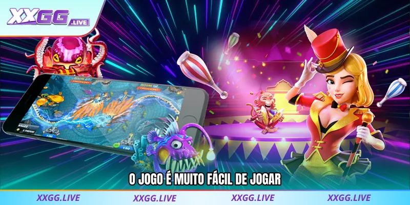 O jogo é muito fácil de jogar