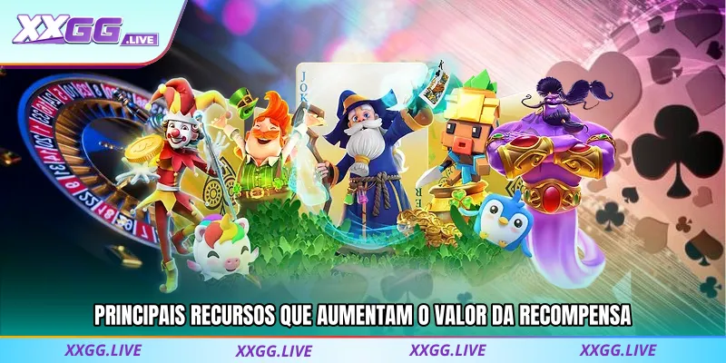 Principais recursos que aumentam o valor da recompensa