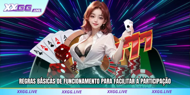 Regras básicas de funcionamento para facilitar a participação